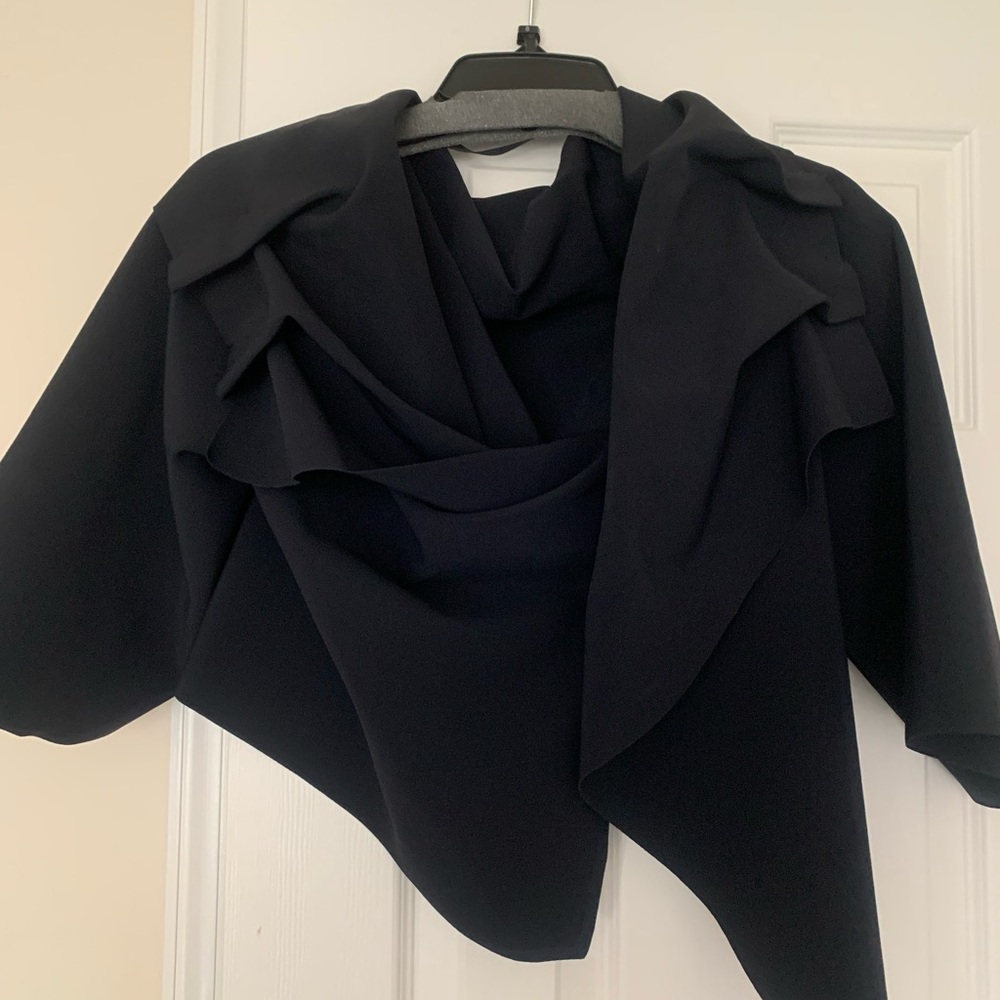 European 40-42 (US 10-12) black bolero stylish and elegant jacket.